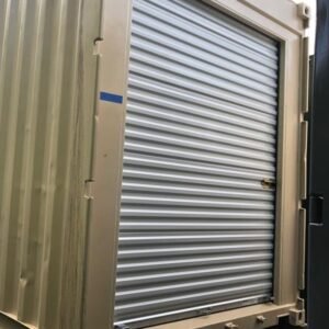 6’ Wide x 7′ 4″ Tall Roll Door In High Cube Container End Replacing Stock Doors