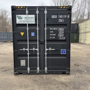20′ x 8′ x 9.5′ Tall– New **HIGH CUBE DOUBLE DOOR** Shipping/Storage Container – Wind and Watertight – BLACK