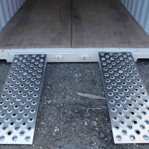 16″ x 48″ Aluminum Punch Plate Wedge (2 Ramp Set)