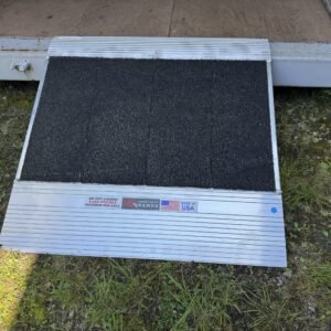 36″ x 36″ Aluminum Grit Coat Container Ramp-8000 LB AXLE LIMIT