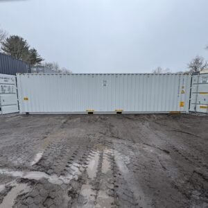 40′ x 8′ x 9.5′ Tall –New *High Cube**DOUBLE DOOR**Shipping/Storage Container – Wind and Watertight-GRAY