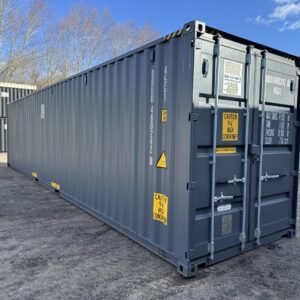 40′ x 8′ x 9.5′ Tall –New *High Cube*Shipping/Storage Container – Wind and Watertight – GRAY